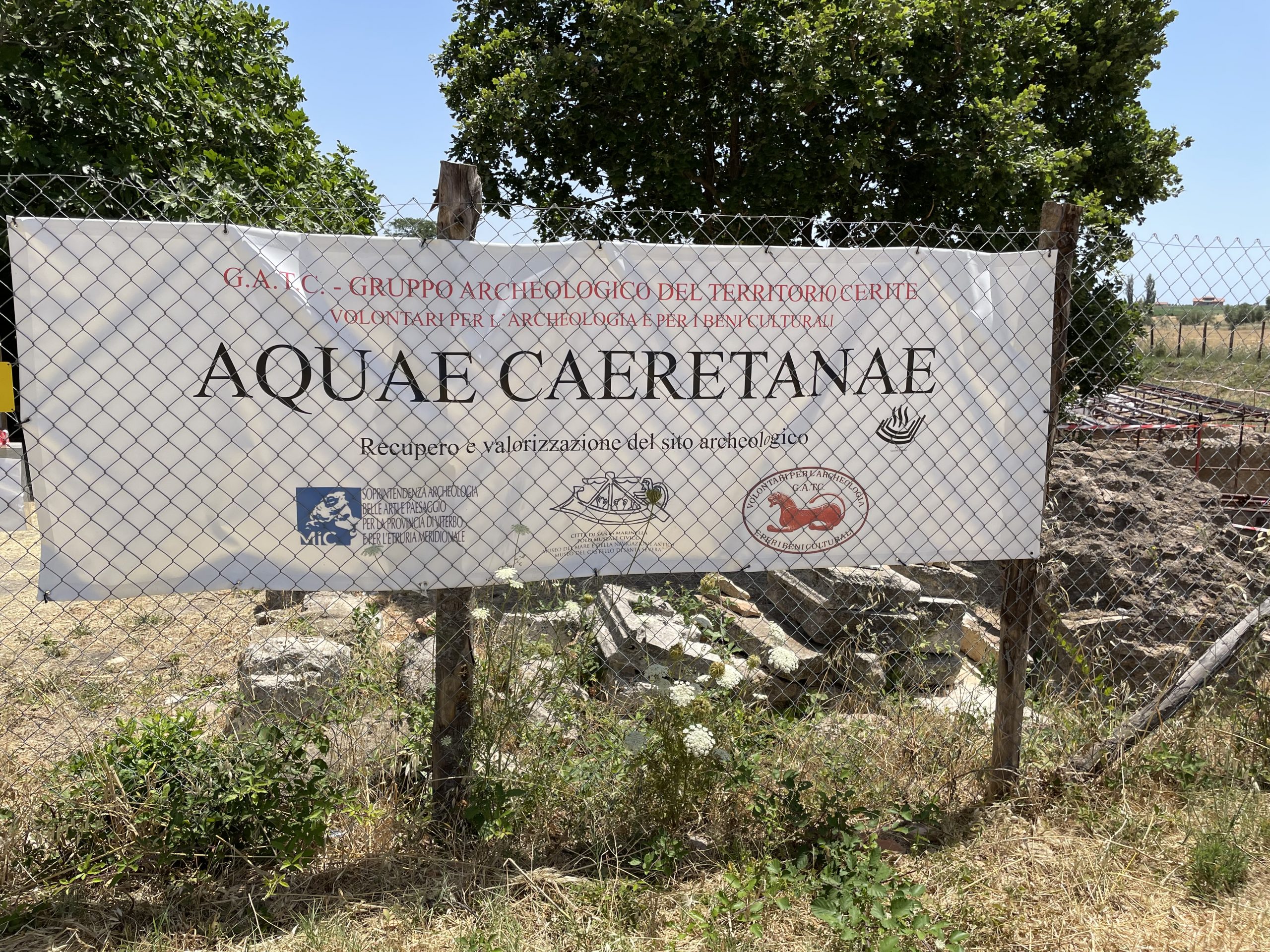 Aquae Caeretanae, Casale dei Bagni, Italia. 2022
